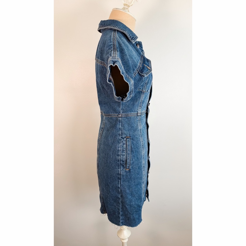 Free People The City Mini Denim Dress - Picture 11 of 16